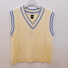 여아꽈배기니트베스트
