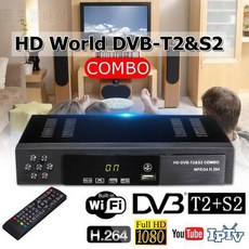 USB 2.0 DVB S2 T2 TV 튜너 DVB-S2 콤보 수신기 셋톱 박스 Full-HD 디지털 ?, 상세내용참조