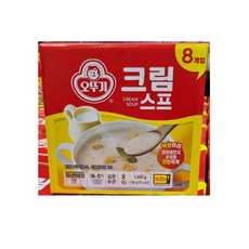 오뚜기 크림 스프, 180g, 8개