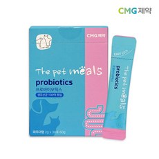 CMG제약[차병원그룹] 더펫밀즈 프로바이오틱스 애견 고양이 강아지 유산균 2gX30포, 5박스, 총 150포, 1개 - 이뮤펫강아지유산균30포