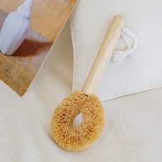 천연 야자수 수세미 야자모 친환경 브러쉬 다용도 주방 청소 솔 주물팬 무쇠팬 야채 세척