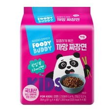 푸디버디 까망 짜장면 91g, 16개