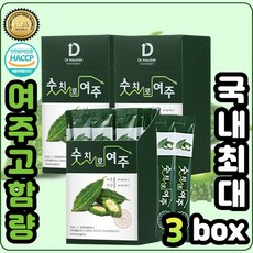 [숫치로여주] 국내 최대 고함량 여주즙 간편스틱형 30포x3박스 (총90포), 없음, 20ml, 3개