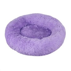 세탁 가능원형 봉제 강아지 침대 개집 고양이 쿠션 중형 애완 동, 1개, F.S 40CM