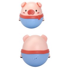 영아 소근육 발달 장난감 소리나는 돼지 오뚜기완구, 1개