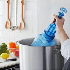 편리한 업소 호텔 부페 식당 육수 소스 대형 얼음 칠링 스탁팟 급식 주방 요리 급속 빠른 냉각 패들 도구 용기 위생 손잡이 쿨러