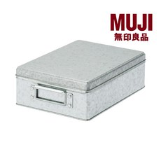 무인양품 일본 MUJI 함석박스 소 높이 8.5cm 타입 - 실버44287934