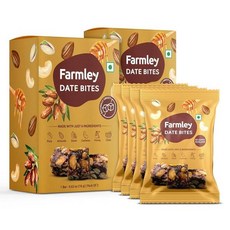 Farmley Date Bites I 72 gram I Dates Barfi Made with Dates Pistachio Cashews Almonds Honey and P, 1개, 72g