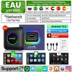 카링킷 SDM660 CarlinKit CarPlay Ai Box 안드로이드 13 LED SM6225 8 코어 무선 자동 자동차 지능형 시스템 TV 박스 64G128G 지원 온라인