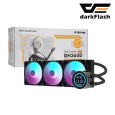 다크플래쉬 darkFlash NEBULA DN-360D ARGB 블랙 3열 수냉 CPU쿨러, 1