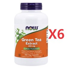 카테킨아세로라 비타민C 녹차추출물 400mg 나우푸드 250베지캡슐 6개, 250정
