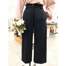 [써스데이아일랜드] 세미와이드 크롭 팬츠 T196MPT138W