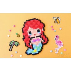 8mm바닷속공주 디폼블럭 공주 여아 생일선물 유아 블럭 장난감 어린이 답례품 유아만들기재료, 바닷속공주