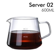 모카포트 커피포트 커피 서버 유리 포트 내열 주전자 공유 에스프레소 메이커 액세서리 600300ml 붓기, 1개, 600ML 20oz