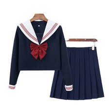 일본교복 졸사컨셉 여자 할로윈 정통 세라복 코스튬 코스프레 세일러복