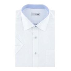 듀퐁셔츠 SE4MM12HS701SWH 면혼방 트윌 일반핏 반팔 셔츠