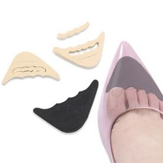통증 완화를 위한 스폰지 하이힐 신발 패드 댄스 팁 보호대 통기성 구멍 밑창 충격 흡수 삽입 여성용, 01 Black