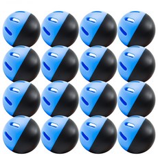 CRESTGOLF 74mm 부드러운 안전 야구공 연습용야구공 EVA 플로어볼 실내외 연습용 골프공 실내 스윙연습볼 10개/20개/30개, 블루+블랙
