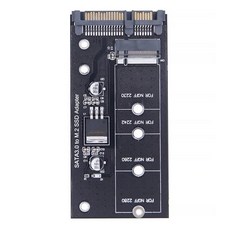 2-SATA3 어댑터 고효율 SATA M2.SSD 변환 어댑터 NVME SSD 업그레이드 SATA 6Gbps NGFF 어댑터, 01 black, 01 black