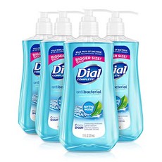 Dial 다이알 컴플리트 안티박테리얼 리퀴드 액상 핸드 워시 솝 비누 스프링 워터 향 Liquid Hand Soap Spring Water 325ml 4개입, 4개