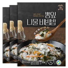 [1+1+1 3봉+간장소스1개] 맛집곳간 국내산 뽕잎 나물 비빔밥재료 건나물 영양밥 건강밥, 3개, 뽕잎 2인용