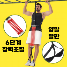 2FAC 풀업밴드 턱걸이 헬스 운동 튜빙 보조기구 6단계 장력조절, 1개