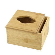 대나무 냅킨함 네프킨 빌지 겸용 빌 꽂이 휴지함 업소용 식당 영업 티슈, 1개