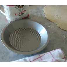 미국 USA Pan 9인치 파이 오븐 팬 틀 약 22x5cm Aluminized Steel Pie Pan 9-Inch, 1개