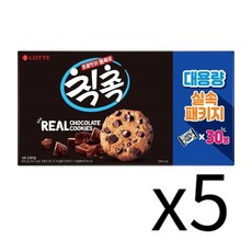 롯데웰푸드 칙촉 실속패키지, 450g, 5개