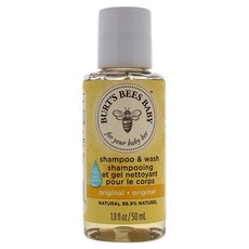 버츠비 Burts Bees 베이비 비 샴푸 및 워시 50ml(1.8온스), 1.8 Fl Oz (Pack of 1), 1개
