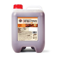 업소용 대용량 덕용말통) CJ 백설 돼지불고기양념장 10kg, 1개