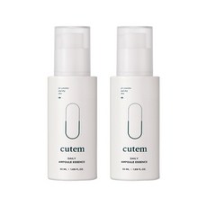 큐템 데일리 앰플 에센스 50ml x2 /수분진정/코어강화, 선택옵션:단일, 상세페이지 참조