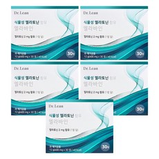 닥터린 식물성 멜라토닌 함유 멜라바인, 30정, 5개