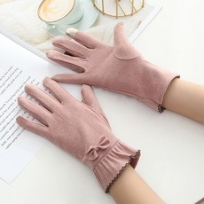 핑크가죽장갑