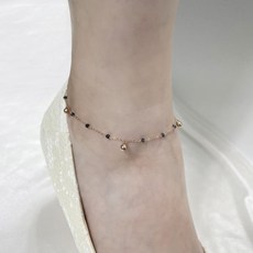 화이트골드발찌