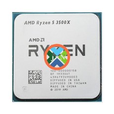 CPU AMD 라이젠 5 3500X 프로세서 3.6 GHz 6 코어 스레드 7NM 65W L3 32M 100000000158 소켓 AM4