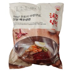 신천해주냉면 아주매운 비빔냉면 2 280g(4인분), 1봉