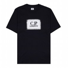 C.P 컴퍼니 [라벨루쏘] [CP컴퍼니] 16CMTS042A 005100W 999 남성 스티치 로고 티셔츠