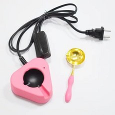 파이어 왁스 용광로 냄비 워머 전기 히터 비즈 녹는 씰 화로 세트 스탬프용 1, 1개, 02 US plug-01