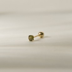 페리도트14k귀걸이