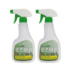 허브플러스 섬유탈취제 로즈마향리 본품, 500ml, 2개