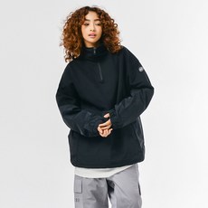 블렌트 2324 BLENT ROMEO CREWNECK BLACK 스노우 보드복 하프집 크루넥 티셔츠 스웻 셔츠 맨투맨