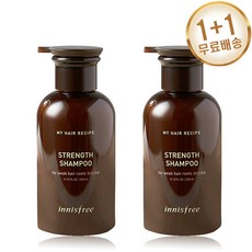 이니스프리 마이 헤어 레시피 스트렝스 샴푸 330ml 모근강화용 1+1, 1개