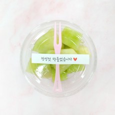 이온수로 세척한 패밀리 컵과일, 1세트, 메론 150g*4팩