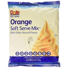 Dole 소프트 서브 아이스크림 믹스 오렌지 4.40파운드, Dole 소프트 서브 아이스크림 믹스 오렌지 4.40파, 2kg, 1개