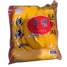 이엔푸드 치자단무지 냉장 압축 1Kg, 1개