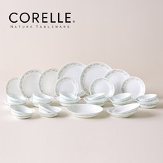 [MH공식] CORELLE 코렐 라벤더리스 6인 28P 공기 대접 접시 혼수 홈세트, 단품
