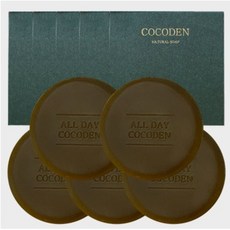 주빌리 코코덴 어성초+병풀 폭탄 수제비누 100g, 5개