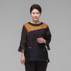 하랑한복 더하랑 엄마옷 신상인견블라우스 마루드리