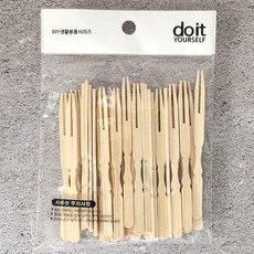 대나무 미니포크 40P 1875/ 요리꼬치 장식 핑거푸드, 1개